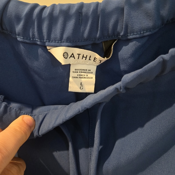 Athleta NWT Blue Pants With Snap Up Detail - Picture 7 of 16